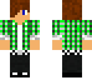 teenager with green shirt