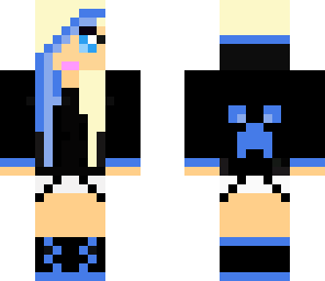 blue creeper girl