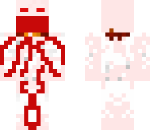 bloody white ender man