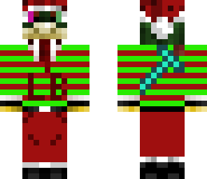 christmas luigibowser with red pants