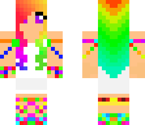 rainbow girl