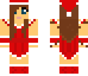 final editon of brunette christmas girl