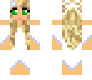 blond bride girl