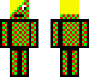 red and green man
