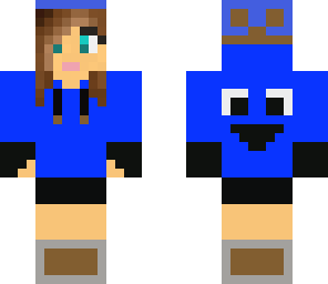 sarah - cookie monster hoodie