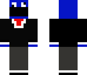 cookie monster in a suit