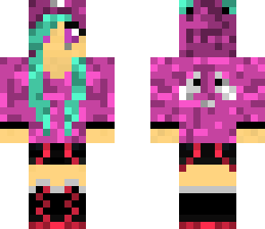 purple panda girl