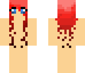 faded red head