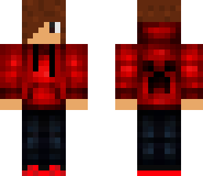 red hoodie