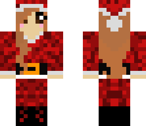 brunette mrs clause