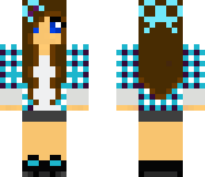 cute blue girl
