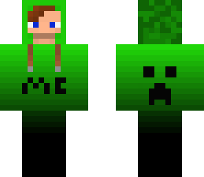 green creeper hoodie boy