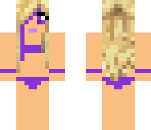 purple bikini girl