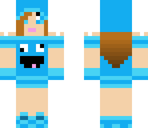 girl cookie monster