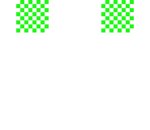 green cube