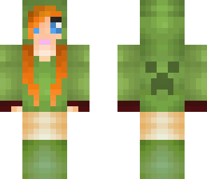 minecraft creeper girl