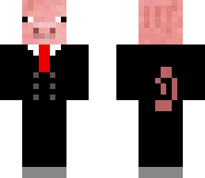 pig in tux