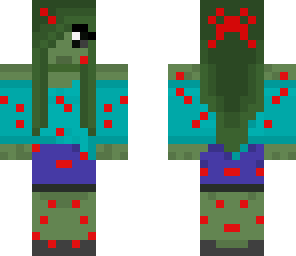 bloody zombie girl
