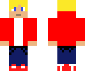 blonde teen boy