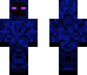 enderman in blue jacket