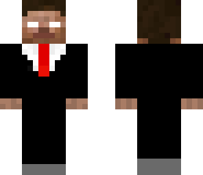 herobrine wearing a suit