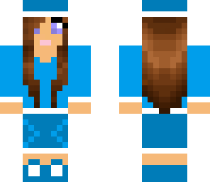 blue christmas girl
