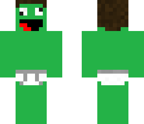 green pants