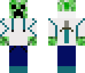 cool creeper with headphones
