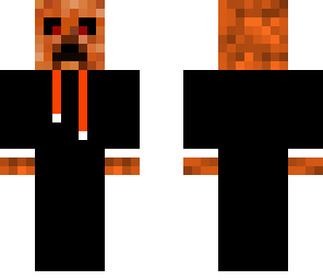 orange creeper with headphones