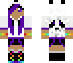 cute purple emo girl