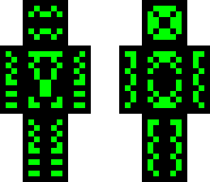 green robot