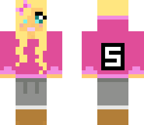 pink grey girl