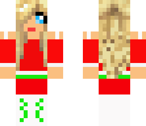 edited christmas girl