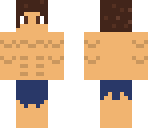 shirtless and in tatters