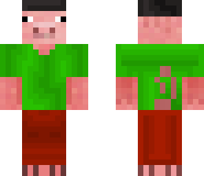 clothed pig man