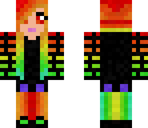 rainbow girl