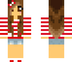 christmas headphone girl