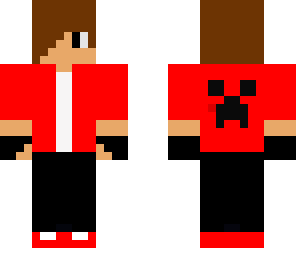 the boy in red