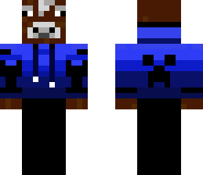 cow in hoodie