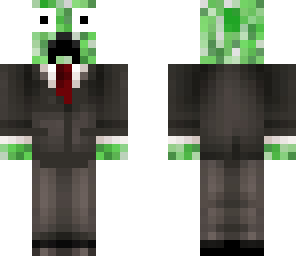 new creeper with a tuxedo