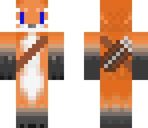 archer fox with a halo