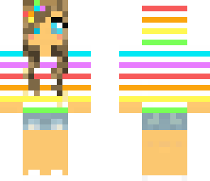 rainbow girl