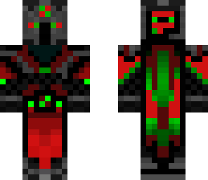 green and red man