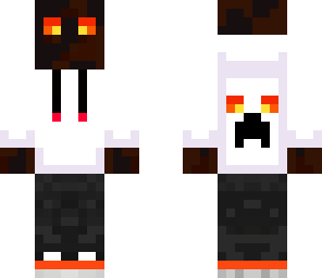 magma cube in white tee