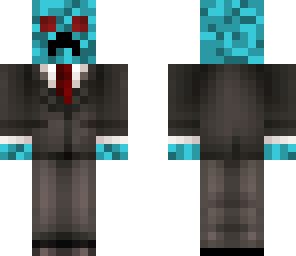 blue creeper in a tuxito