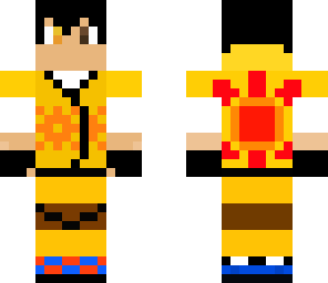 bright asian monk