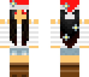 girl with santa hat