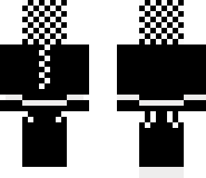 checkers in a suit