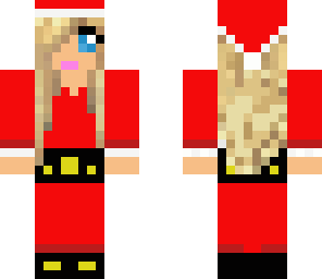 blonde santa