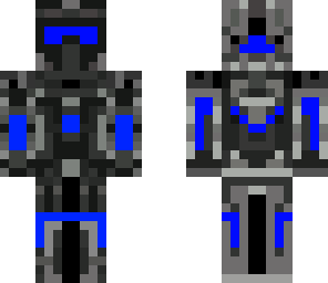 soldado espacial azul